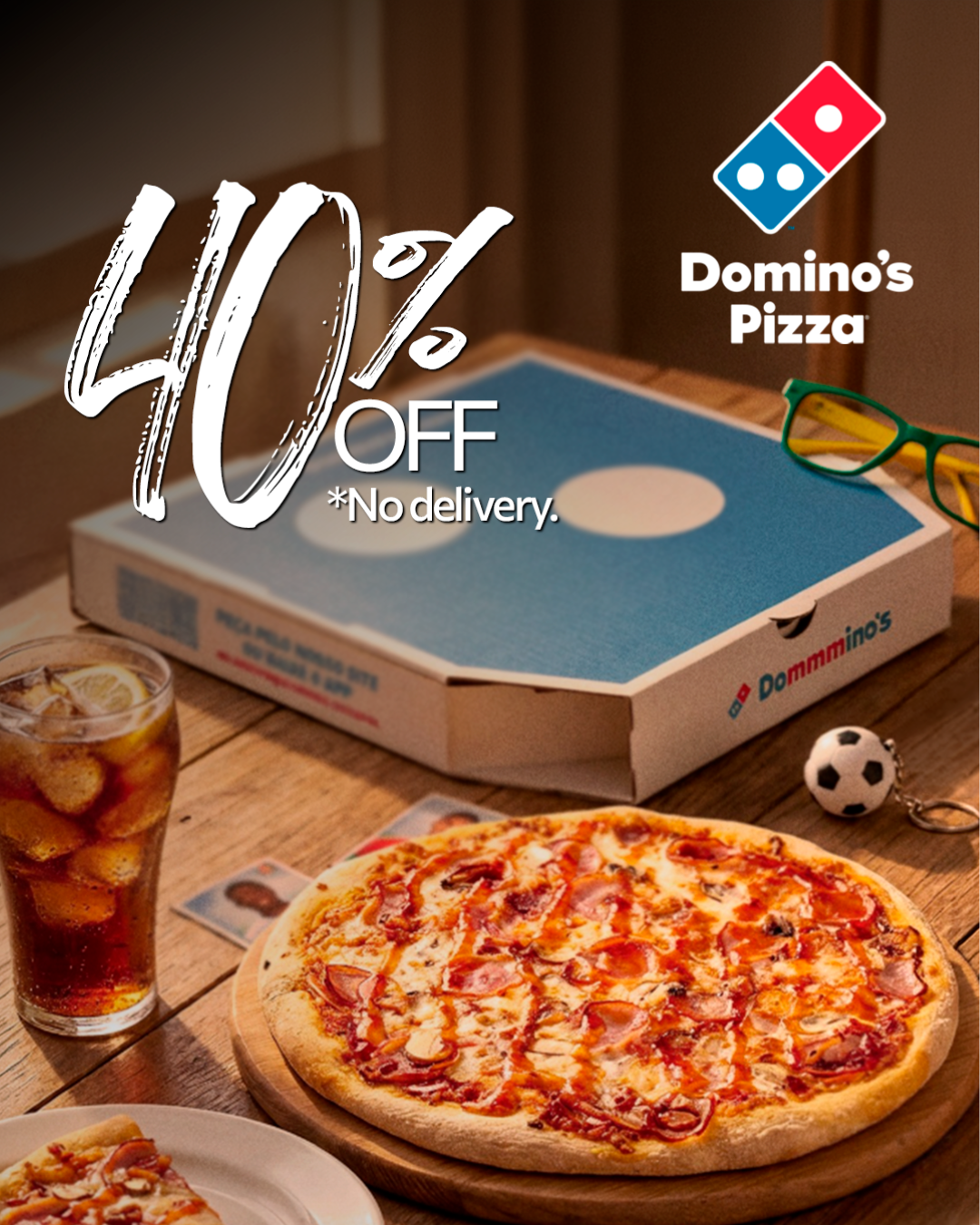Domino's Pizza — 40% OFF