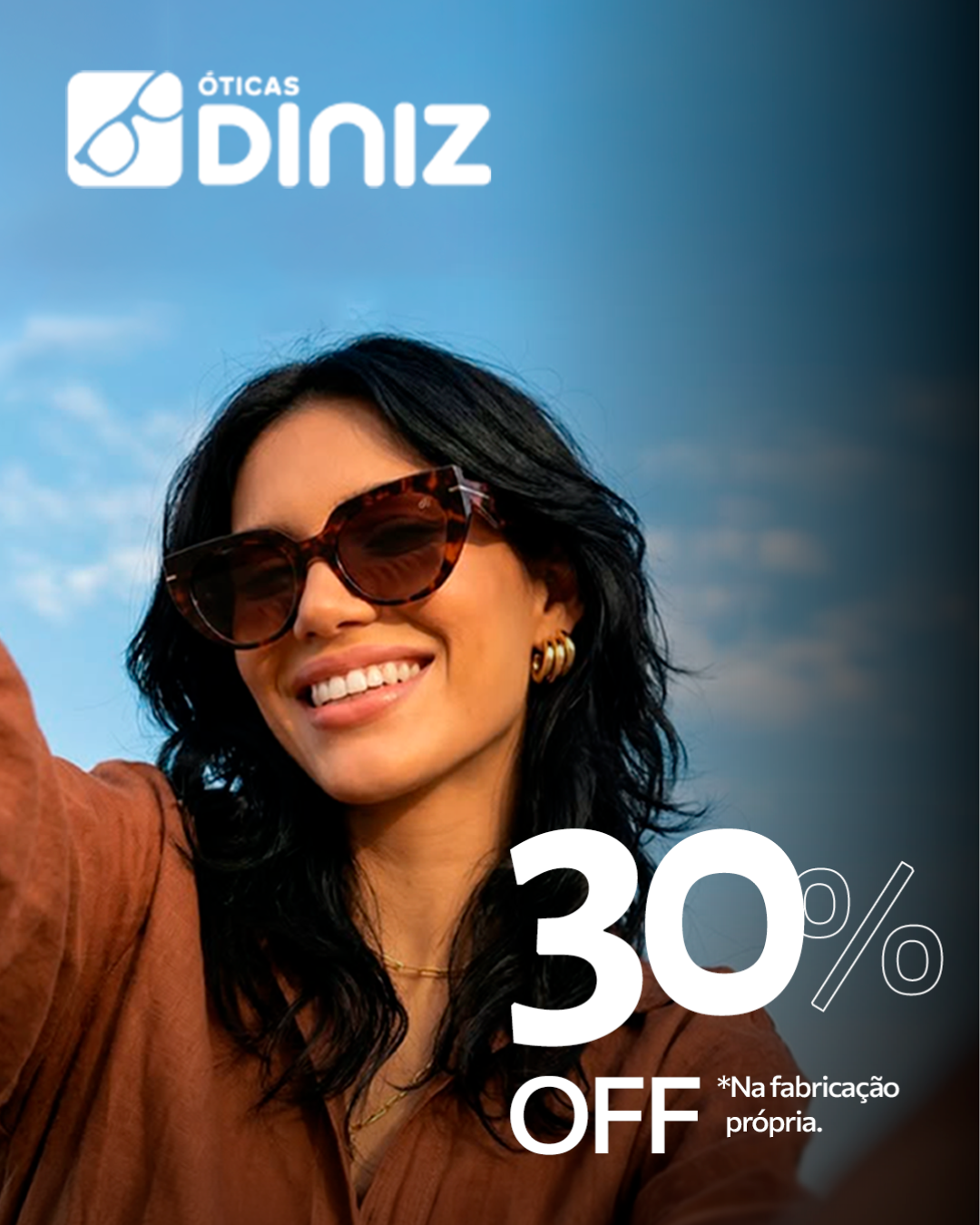 Óticas Diniz — 30% OFF